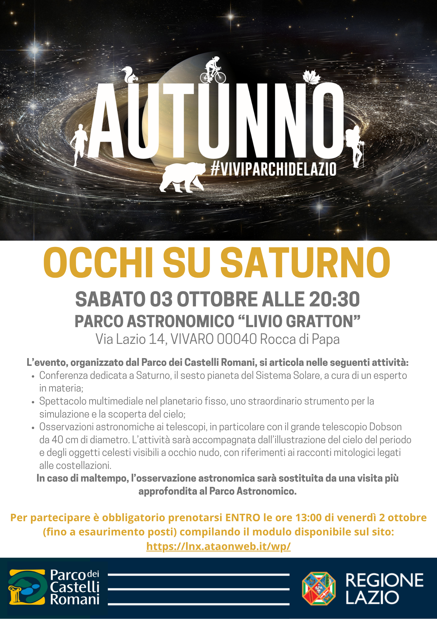 Occhi su Saturno